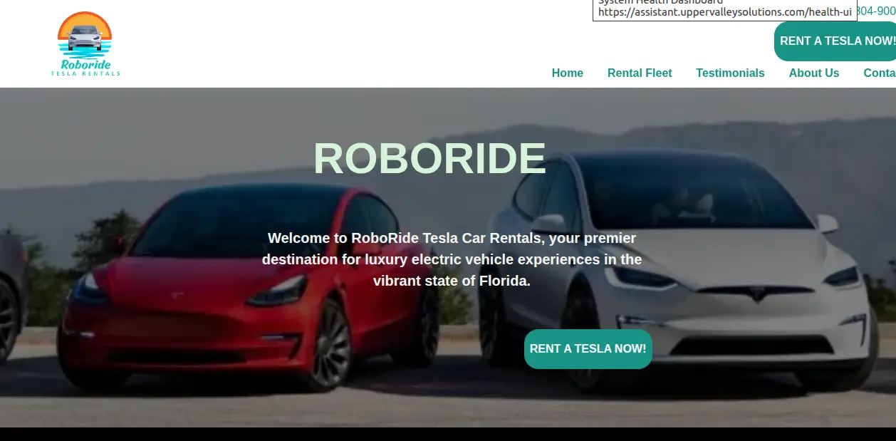 Driving school website demo with class registration